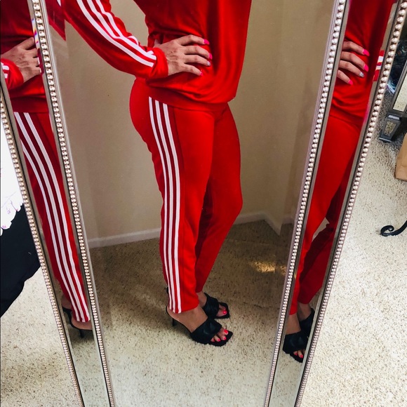 Stripped sweatshirt Pants sport Set - Picture 5 of 8